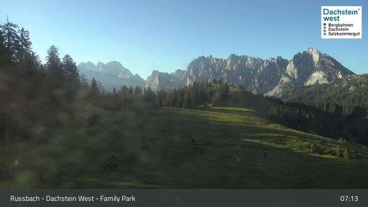 Archiv Foto Webcam Russbach - Dachstein West - Snowpark
