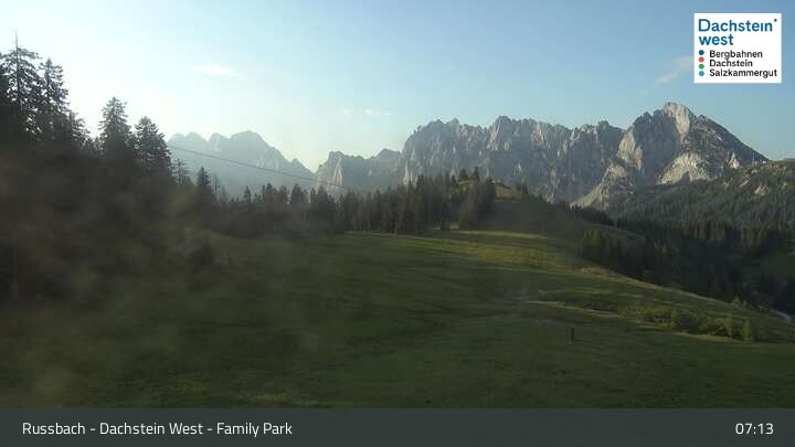 Archiv Foto Webcam Russbach - Dachstein West - Snowpark
