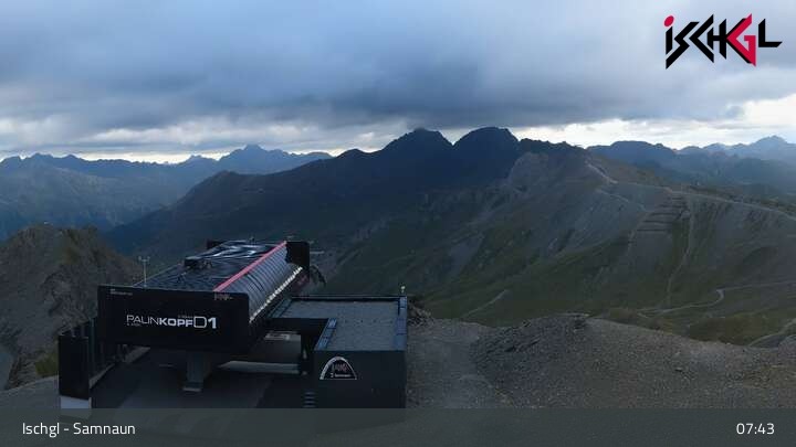 Archiv Foto Webcam Ischgler Palinkopf