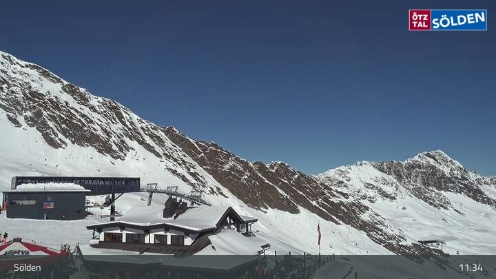 Archiv Foto Webcam Sölden - Seekogl