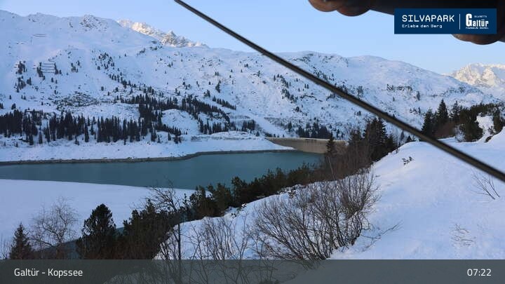 Archiv Foto Webcam Stausee Kops in Galtür