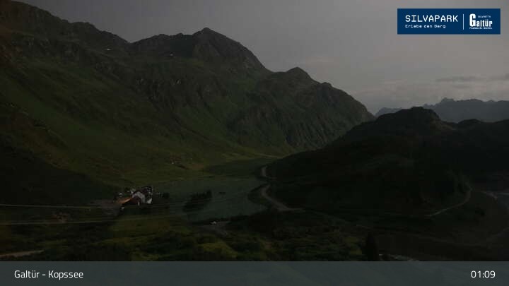 Archiv Foto Webcam Stausee Kops in Galtür