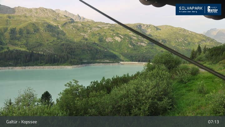 Archiv Foto Webcam Stausee Kops in Galtür