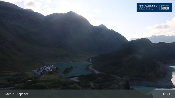Archiv Foto Webcam Stausee Kops in Galtür