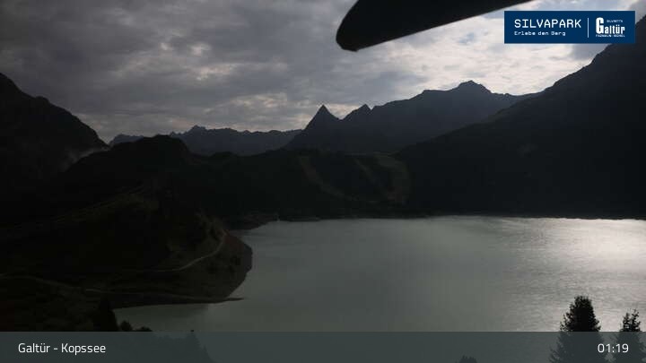 Archiv Foto Webcam Stausee Kops in Galtür