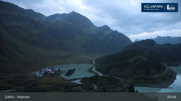 Archiv Foto Webcam Stausee Kops in Galtür