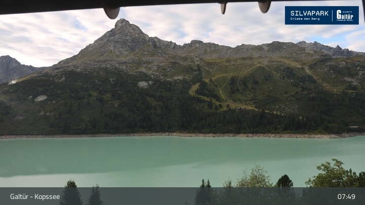 Archiv Foto Webcam Stausee Kops in Galtür