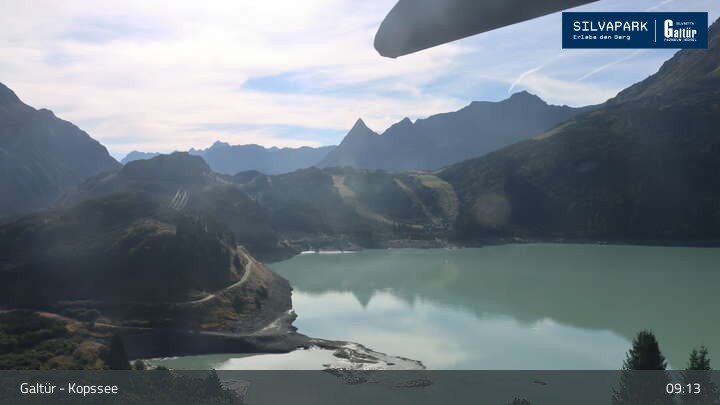 Archiv Foto Webcam Stausee Kops in Galtür
