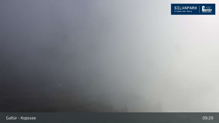 Archived image Webcam Lake Kopssee in Galtür