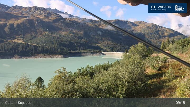 Archiv Foto Webcam Stausee Kops in Galtür