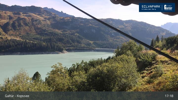 Archiv Foto Webcam Stausee Kops in Galtür