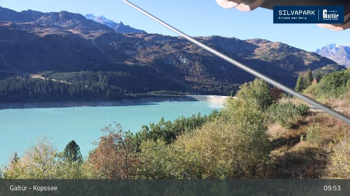 Archiv Foto Webcam Stausee Kops in Galtür
