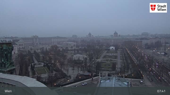 Archiv Foto Webcam Wiener Burgtheater