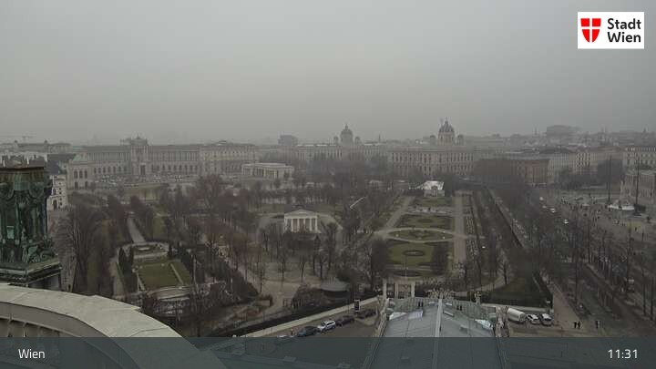 Archiv Foto Webcam Wiener Burgtheater