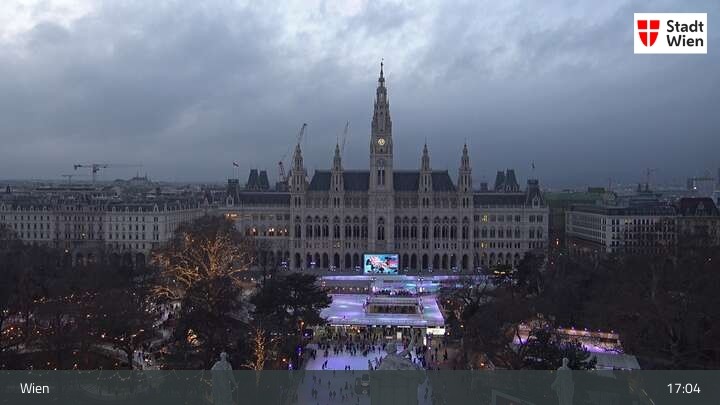 Archived image Webcam Vienna - Burgtheater