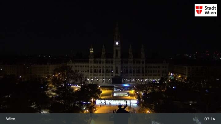 Archived image Webcam Vienna - Burgtheater