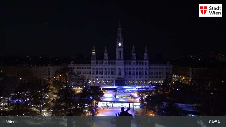 Archived image Webcam Vienna - Burgtheater