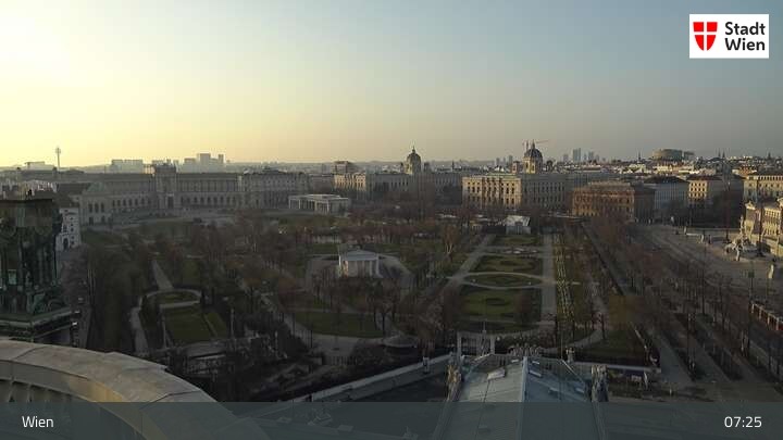 Archiv Foto Webcam Wiener Burgtheater