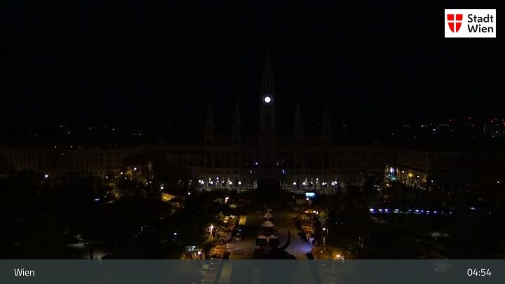 Archived image Webcam Vienna - Burgtheater