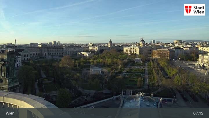 Archiv Foto Webcam Wiener Burgtheater