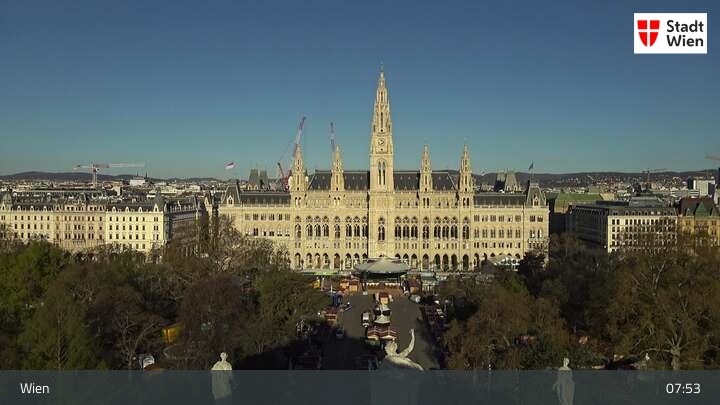 Archived image Webcam Vienna - Burgtheater
