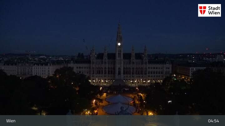 Archived image Webcam Vienna - Burgtheater