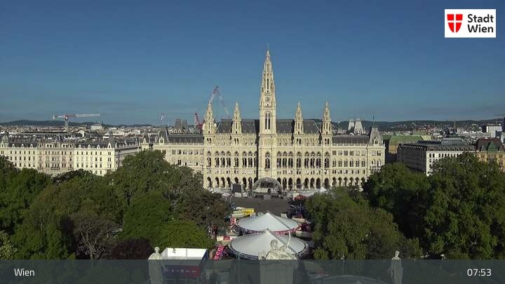 Archived image Webcam Vienna - Burgtheater
