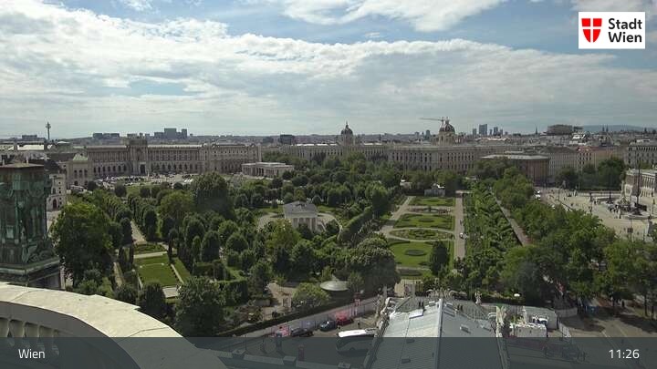Archiv Foto Webcam Wiener Burgtheater