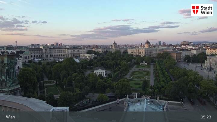 Archived image Webcam Vienna - Burgtheater