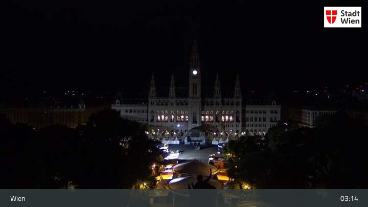 Archived image Webcam Vienna - Burgtheater