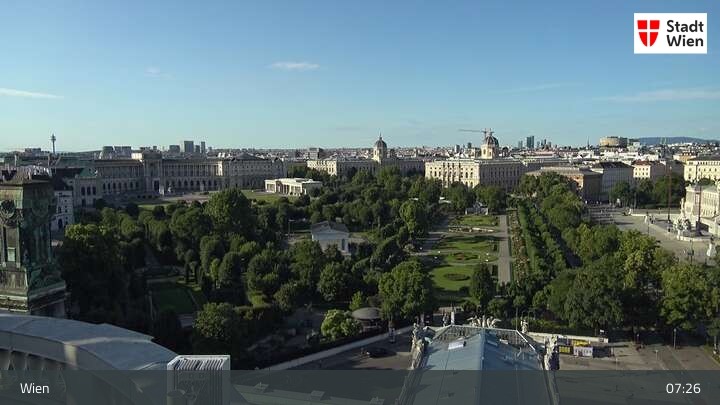 Archiv Foto Webcam Wiener Burgtheater