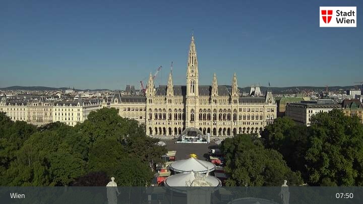 Archived image Webcam Vienna - Burgtheater