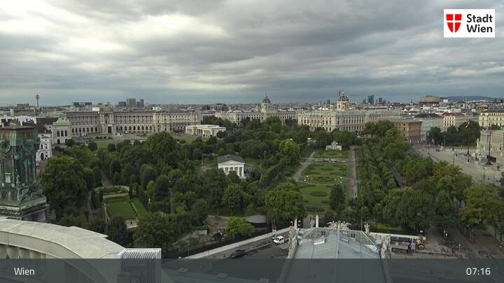 Archiv Foto Webcam Wiener Burgtheater
