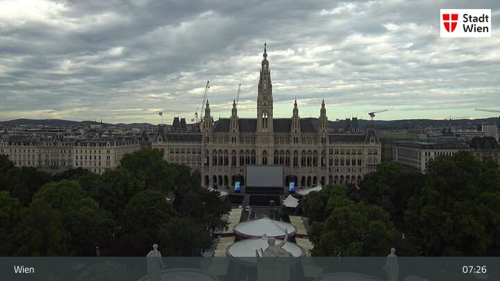 Archiv Foto Webcam Wiener Burgtheater