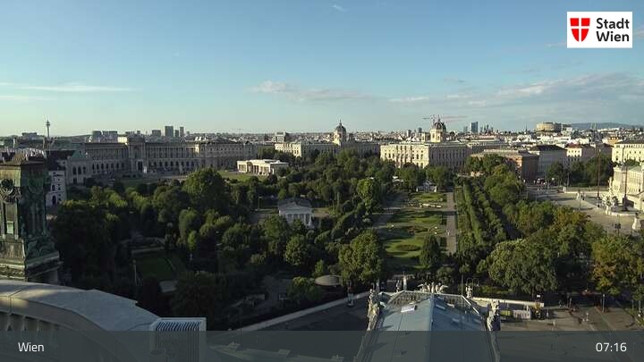 Archiv Foto Webcam Wiener Burgtheater