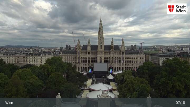 Archiv Foto Webcam Wiener Burgtheater