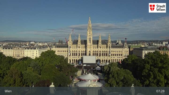 Archiv Foto Webcam Wiener Burgtheater