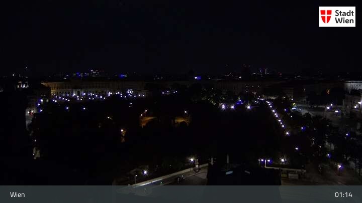 Archived image Webcam Vienna - Burgtheater