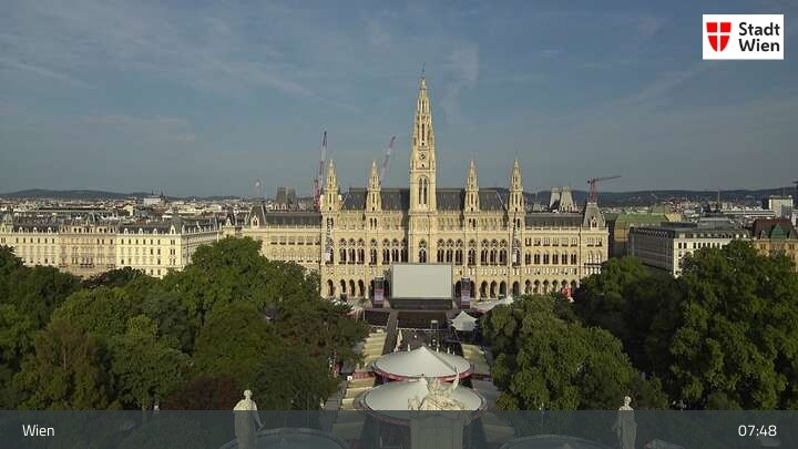 Archived image Webcam Vienna - Burgtheater