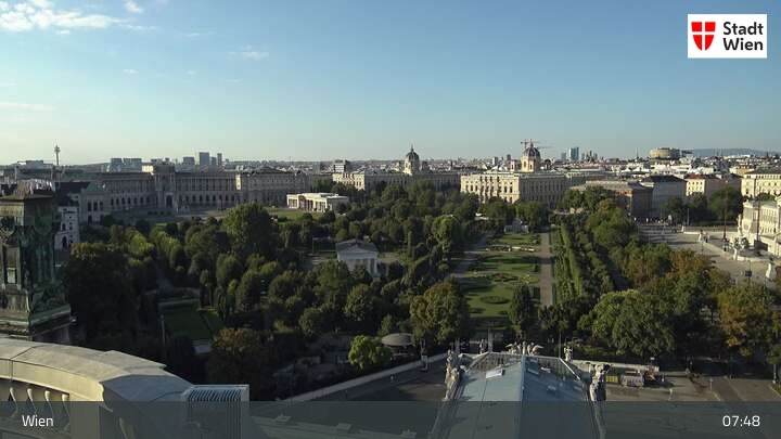 Archiv Foto Webcam Wiener Burgtheater