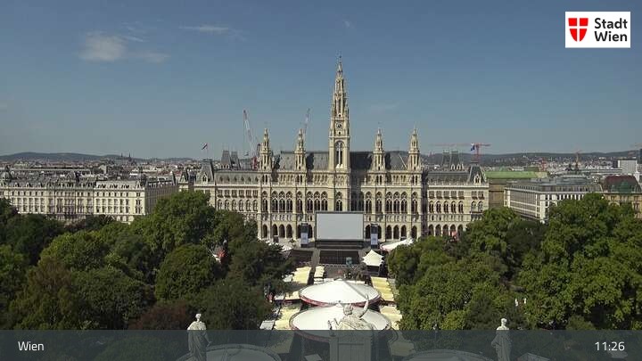 Archived image Webcam Vienna - Burgtheater