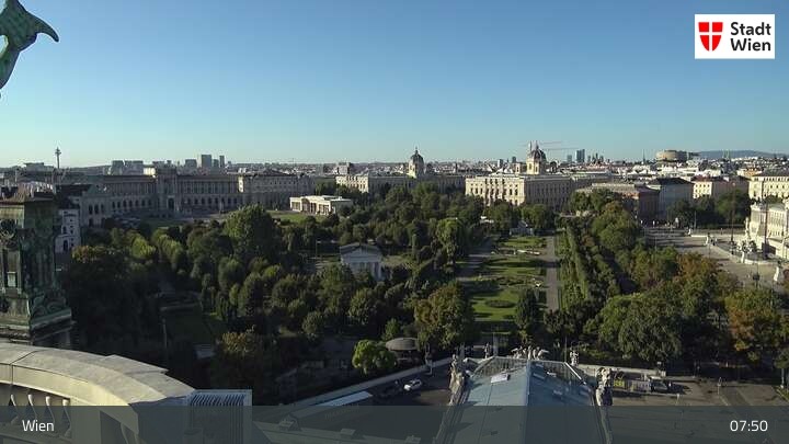Archiv Foto Webcam Wiener Burgtheater