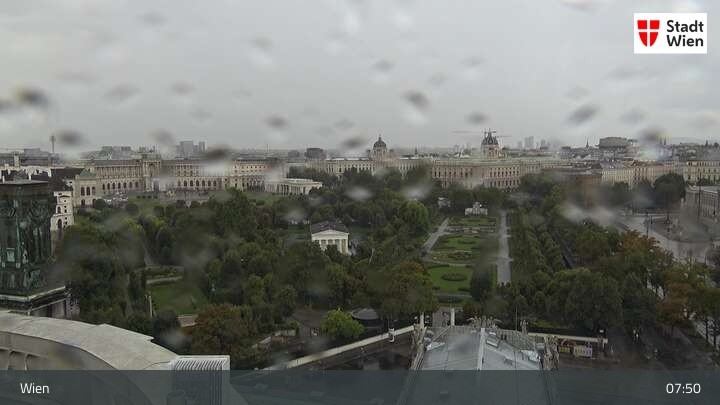 Archiv Foto Webcam Wiener Burgtheater