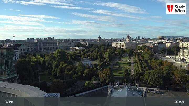 Archived image Webcam Vienna - Burgtheater