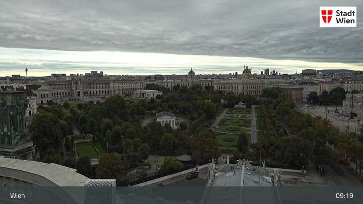 Archived image Webcam Vienna - Burgtheater