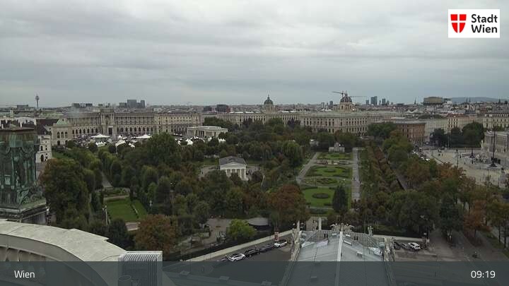 Archived image Webcam Vienna - Burgtheater