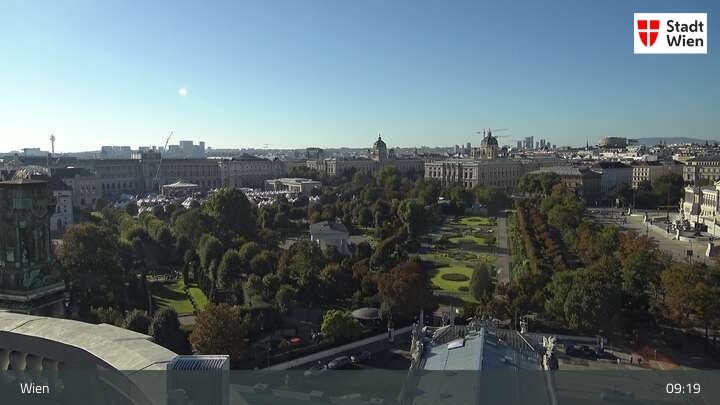 Archived image Webcam Vienna - Burgtheater