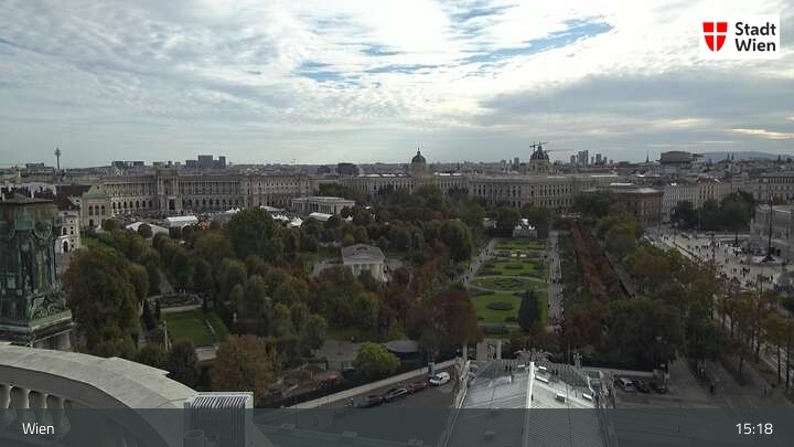 Archived image Webcam Vienna - Burgtheater