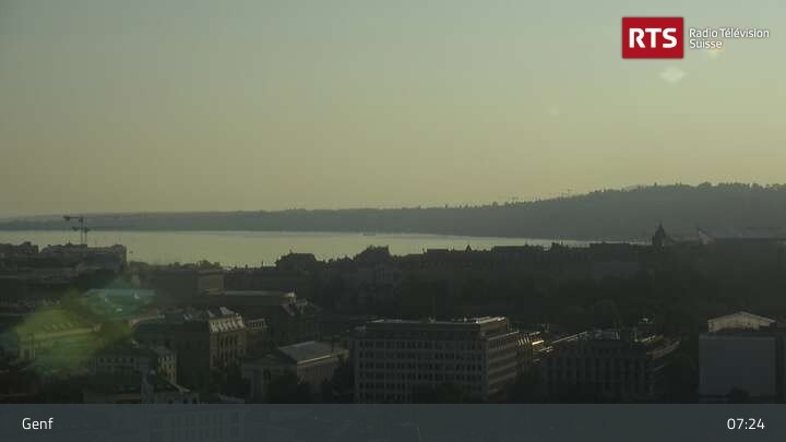 Archiv Foto Webcam Genfer - RTS Hochhaus