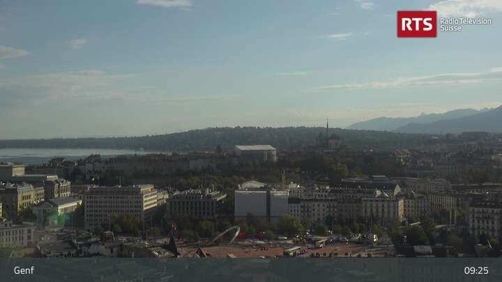 Archiv Foto Webcam Genfer - RTS Hochhaus
